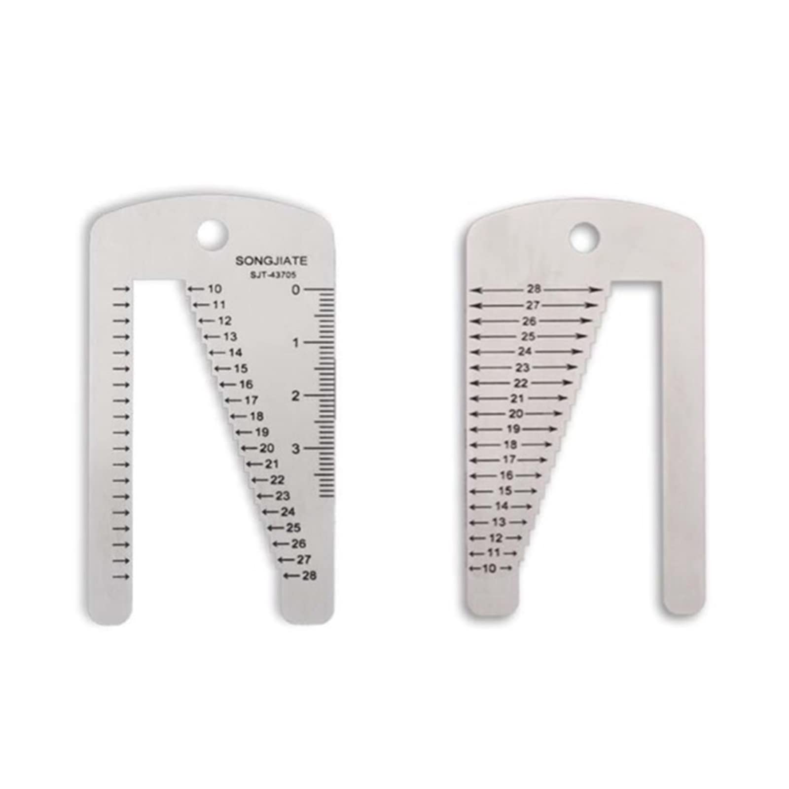 Watchband Ruler Stencil Template Measuring Tool For Watch Band Bracelet Belt Stainless Steel Leather Craft Watch Repair Watchband Ruler For Watch Band Bracelet Belt Stainless Steel Leather Craft Watch