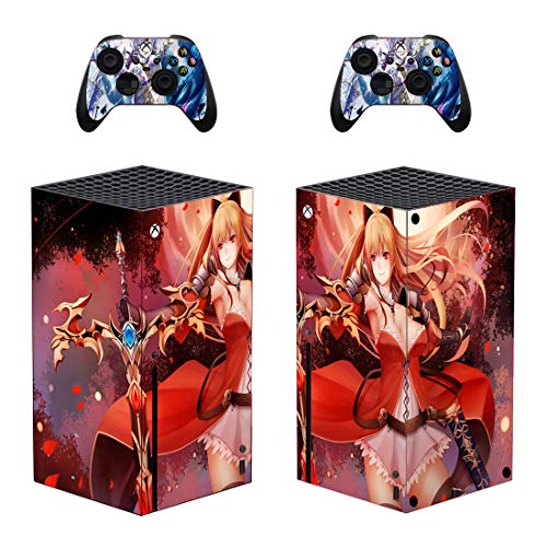 Babita Dogra X-Box-Series-X Skin Set Vinyl Decal Skin Stickers Protective for X-Box-Series-X Console Kinect 2 Controllers - Mobie Game
