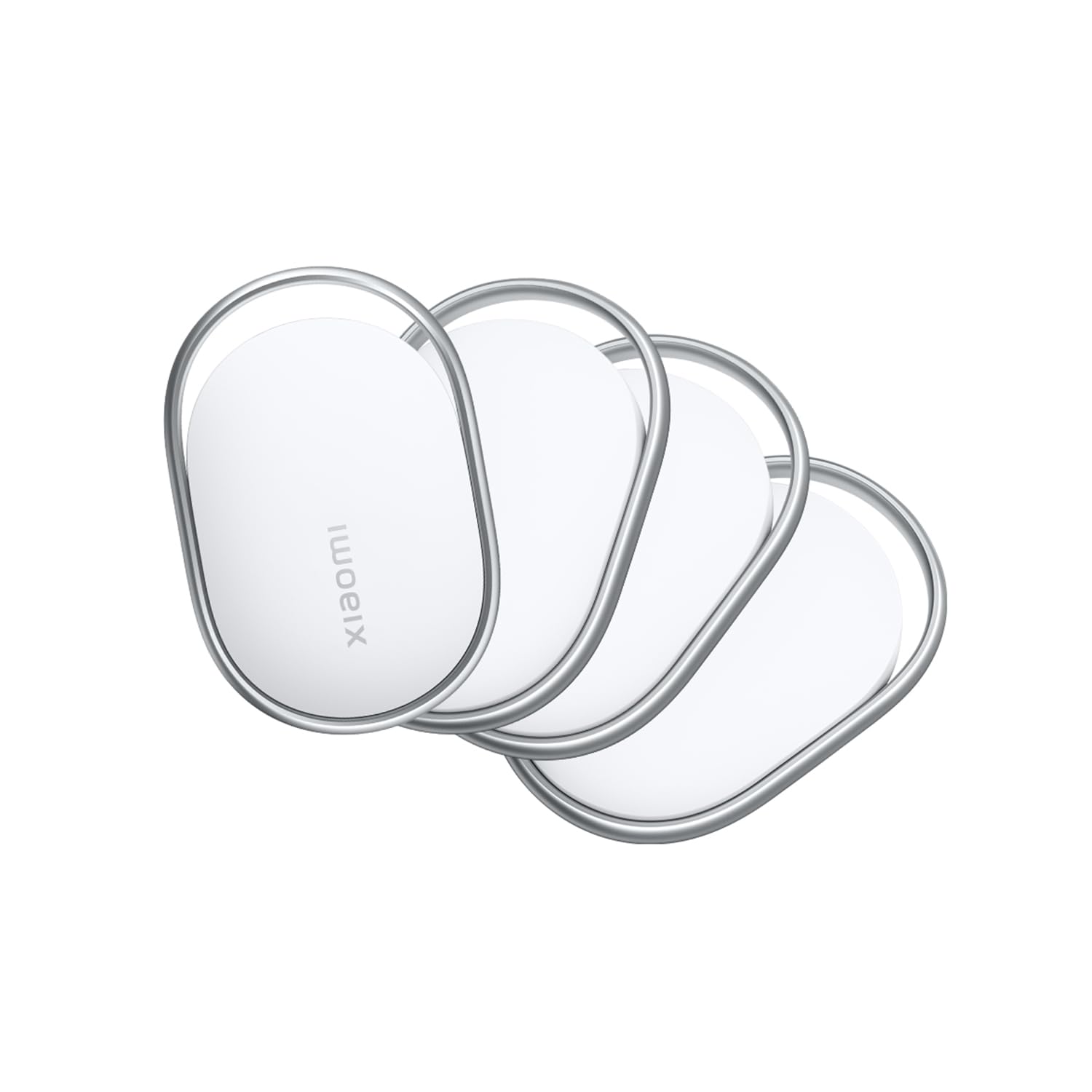 Xiaomi Smart Tag, Compatible Apple Find My et Google Android Find Hub, traqueur Bluetooth pour clés, Bagages, Sac, Portefeuille ou Animal de Compagnie, IP67, autonomie de Plus d’Un an, Lot de 4
