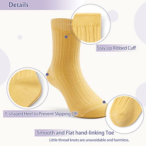 Boys Cotton Socks Kids Colorful Quarter Socks Cartoon Seamless Dress Socks Bears for Boys 6 Pack2