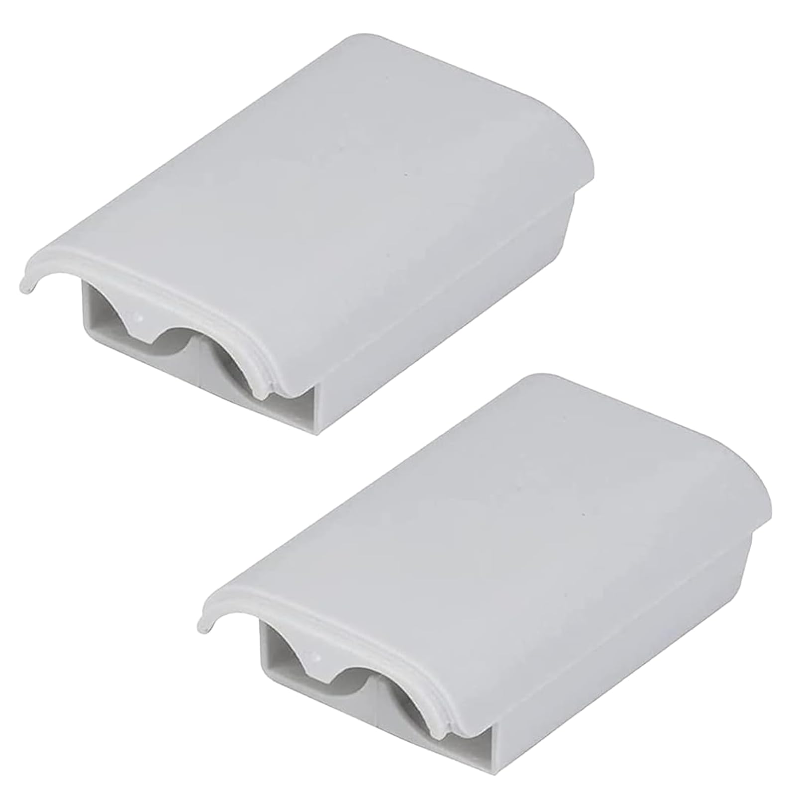 2 Pcs 360 Controller Battery Pack Cover Replacement for Microsoft Xbox 360 Wireless Controller for Xbox 360 Battery Pack Cover (White, Black) — view 6