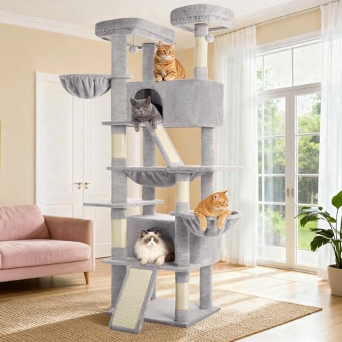 Árbol para gatos multi-nivel de 82 pulgadas ABCPET miniatura 1