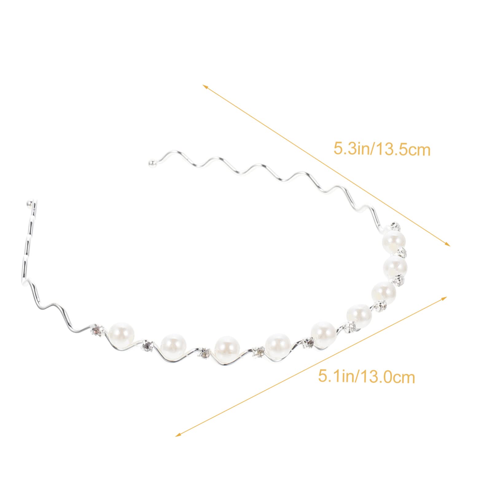 MAGICLULU 12 Piezas diadema de de de imitación de imitación de las niñas diadema de metal decoración fiesta tiara diademas de de imitación tocado de mujer