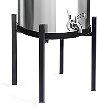 Geo Fashion Water Filter System Stand 8" Tall, Compatible Berkey Water Filter, Adjustable Fits 7.5" 8.5" 9.5" Wide,Multi -Size Water Tank, Office Metal Water Dispenser Stand for 20 Litre Bottle.
