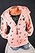 Zeralda Damen Sweat Jacke Kapuze Fleece gefüttert Hoodie Übergangsjacke Anker Sterne S - 3XL (Rosa-2024, XL)