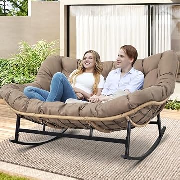 loveseat rocking chair outdoor