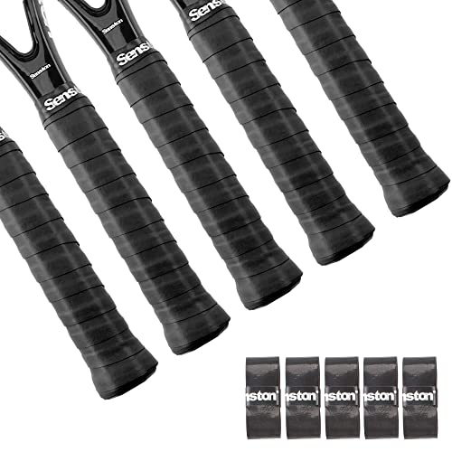 Image of Senston Overgrips Pack of 5 Squash Racquet Grips Tennis Badminton Pickleball Racket Grip Tape