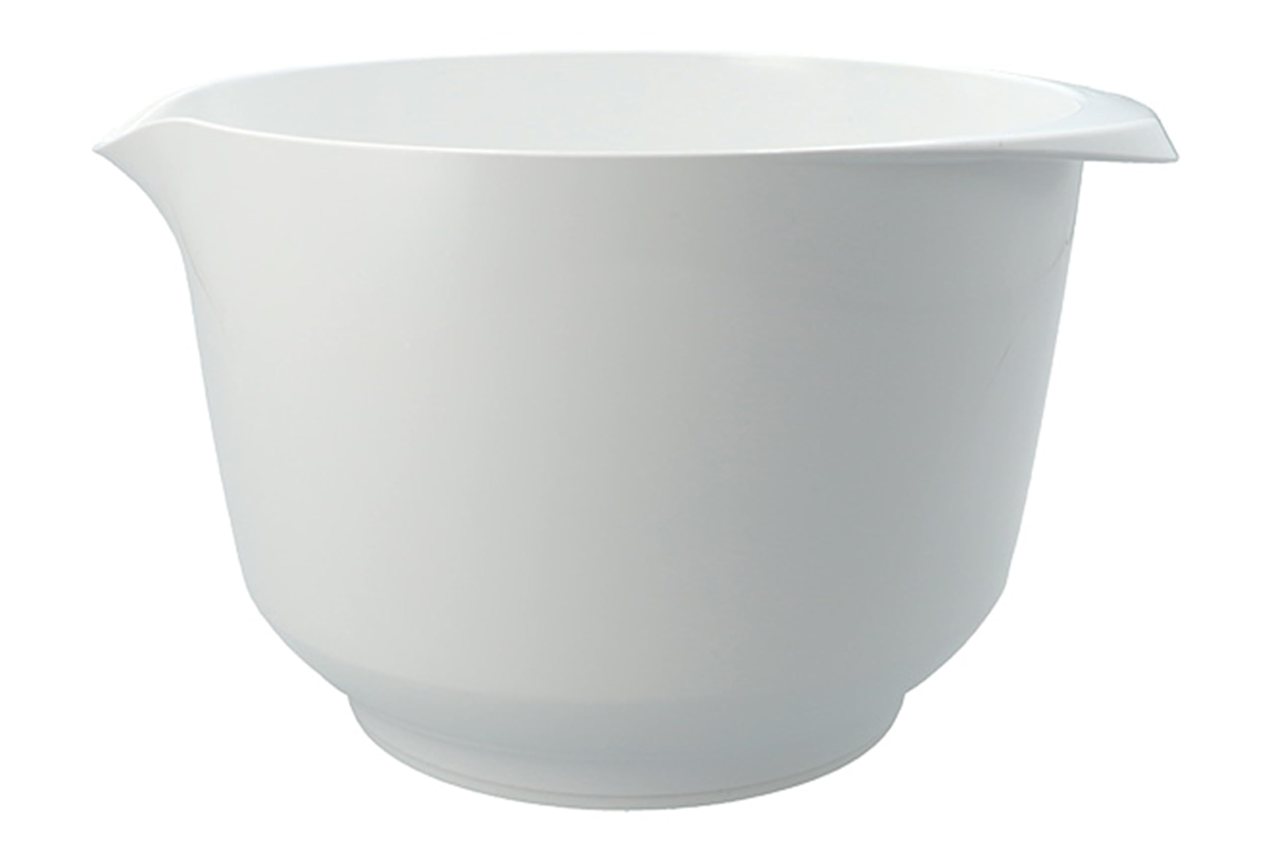 RBV Birkmann, Colour Bowls, Milky White, 17.5 x 22 x 13 cm - 2L, Recyclable PET, Colour Kitchen, Scratch-Resistant, Dishwasher and Microwave Safe, 710177