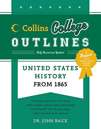 Buy United States History from 1865 (Collins College Outlines) — BookShops.in