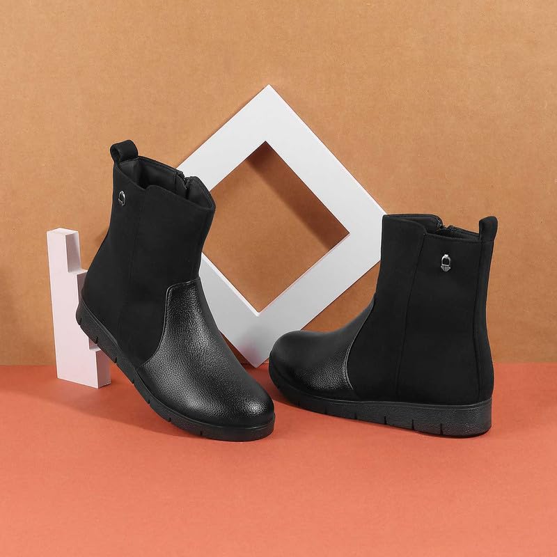 Image of Mochi Women Leather Ankle Boot