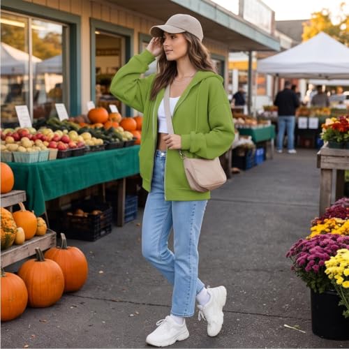 Women's Zip Up Hoodie Vintage Vacation Exercise Plus Size Sweatshirt - image 3