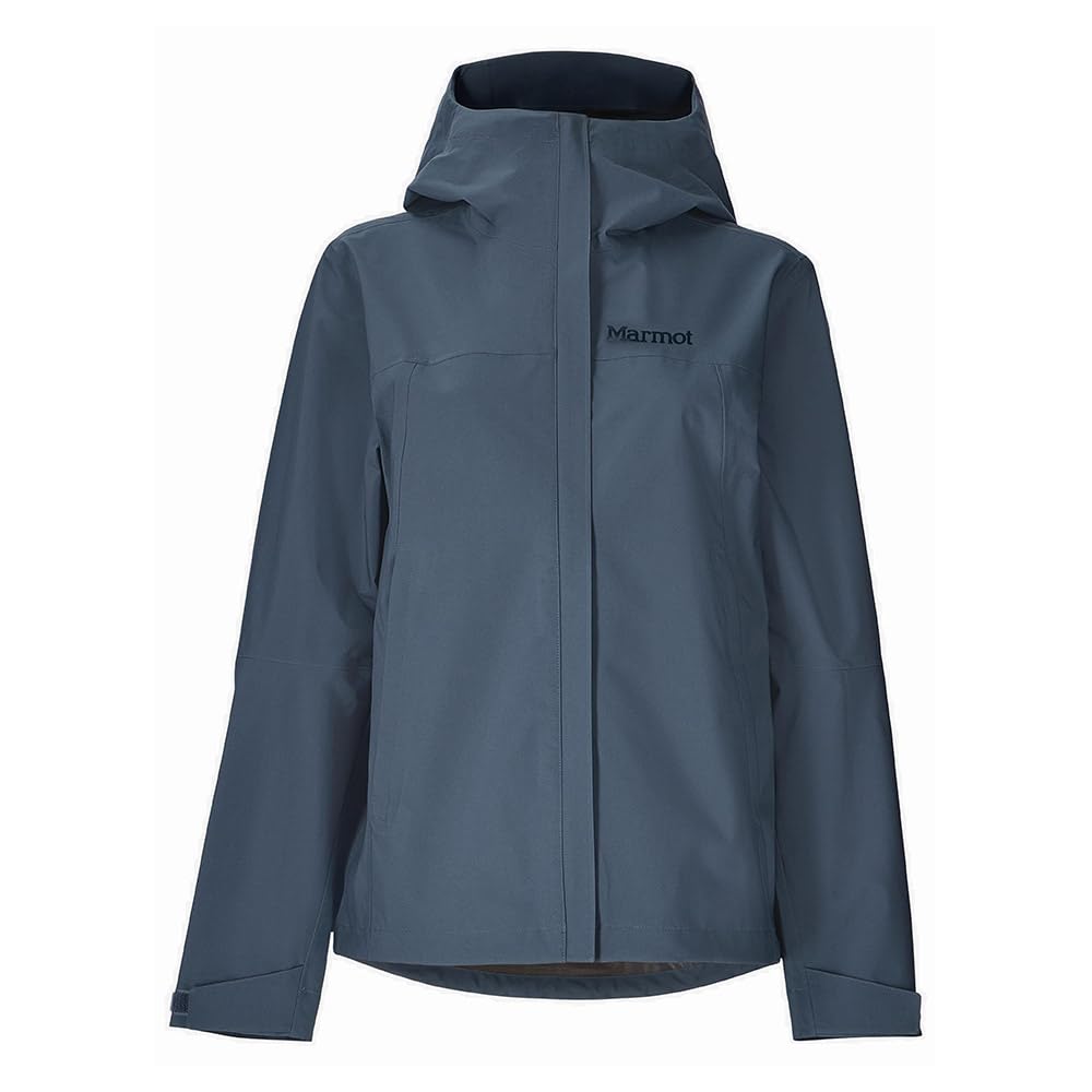 Marmot Women's PreCip Eco Pro Jacket Waterproof Lightweight Hooded Rain Jacket Windproof Breathable