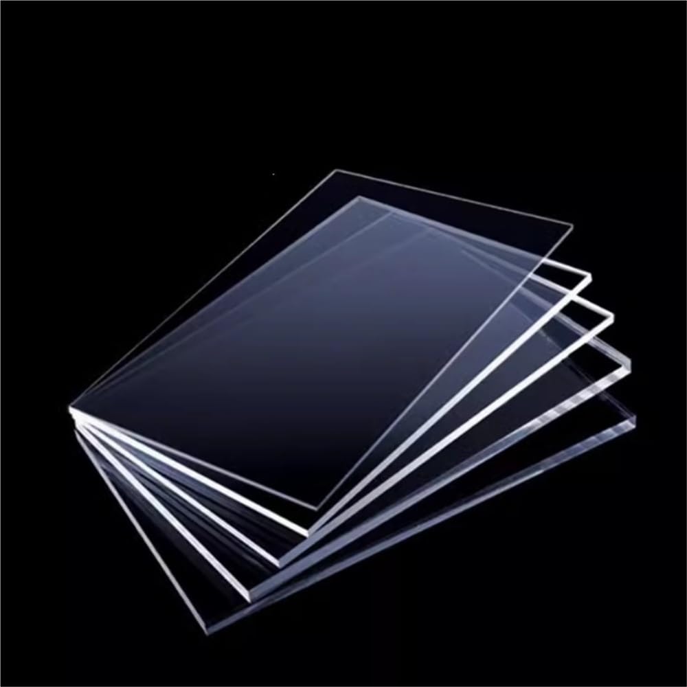 Plaque PVC d'épaisseur 0.3 ~ 10mm, feuilles de plastique hautement transparentes, panneau dur, matériel de bricolage 100x100 100x200 200x200 200x300 210x297mm
