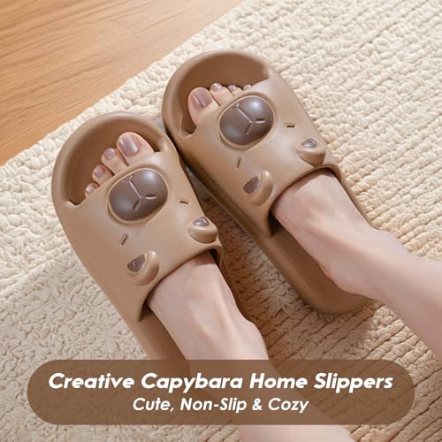 3D Bear Slippers, Comfortable EVA Slip-On Slippers for Indoor Use, Lightweight and Stylish Casual Footwear3