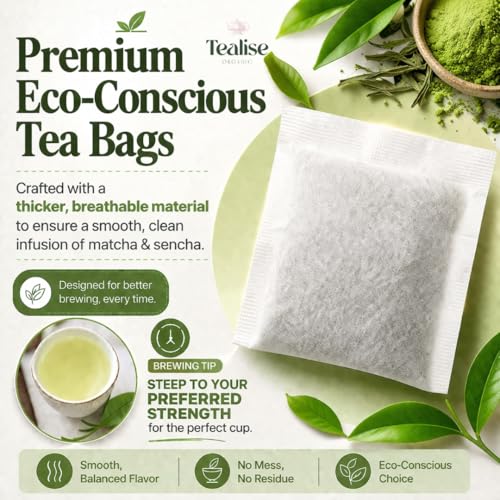 Té verde orgánico Matcha y Sencha 100 saquitos miniatura 4
