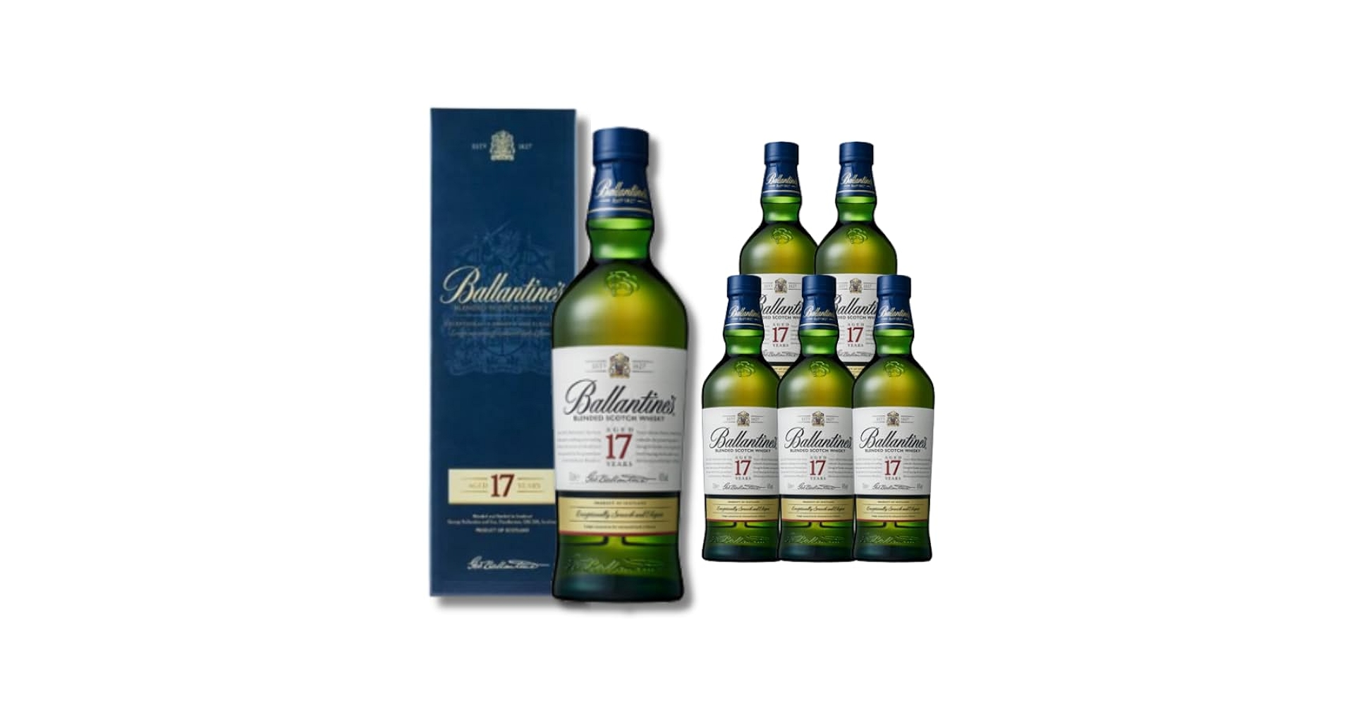 Amazon.co.jp: バランタイン 17年 750ml×6本 スコッチウイスキー