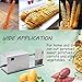 PreAsion 110 V Electric Potato Chips Slicer Twister Automatic Stretch Potato Slicer Stainless Steel Electric Potato Spiral Tower Machine for Home and Commercial