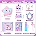 Cherry Tale Unicorn Gifts for Girls Age 6-8, Kids Unicorn Toys Set with Light Up Star Pillow Diary Headband Eye Mask Christmas Birthday Gifts for Little Girls Age 4 5 6 7 8 9 10