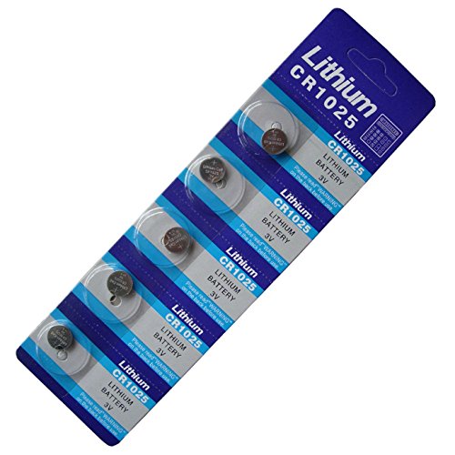 Baterías de Litio CR1025 3V Paquete x5 miniatura 1