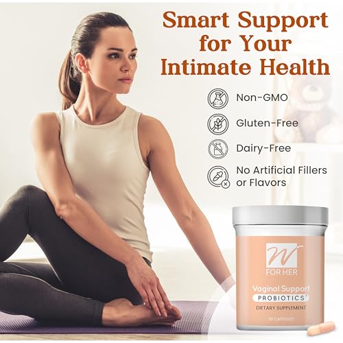 WforHer Vaginal Support Probiotics for Women -Feminine Care - Support Healthy Vaginal Flora and pH Balance - Clinically Tested – 30 Capsules (Pack of 1) - Image 5