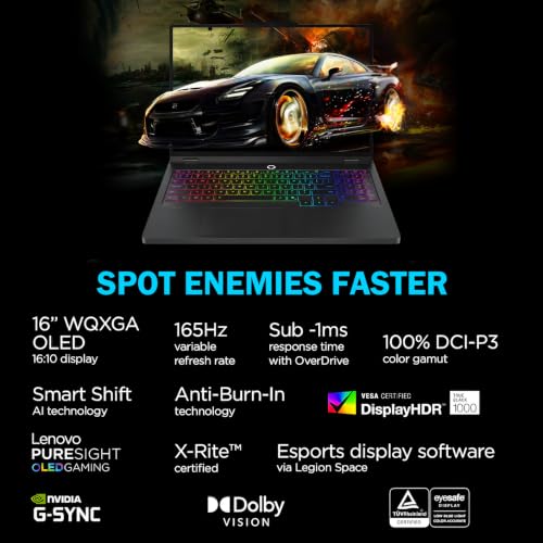 Image of Lenovo Legion Pro 5 16 inch Gaming Laptop GeForce RTX 5060 AMD Ryzen 7 8745HX