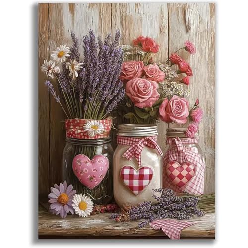 TCDZMYGS Valentine's Paint by Numbers Kit