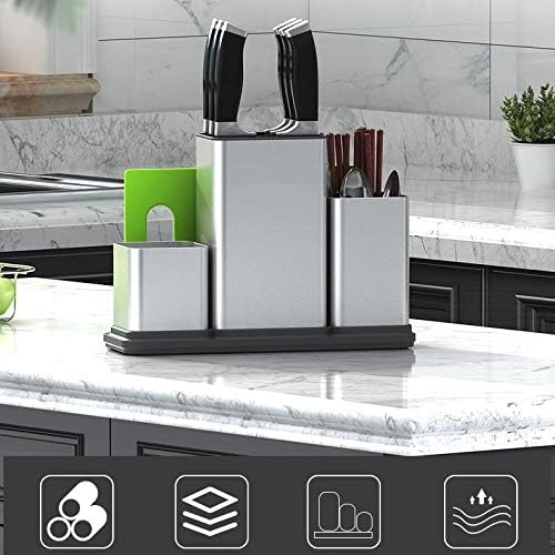 Kitchen Multi-function Spoon Chopsticks Basket Integrated Holder Tool Shovel Storage Chopstick Rack Stainless
