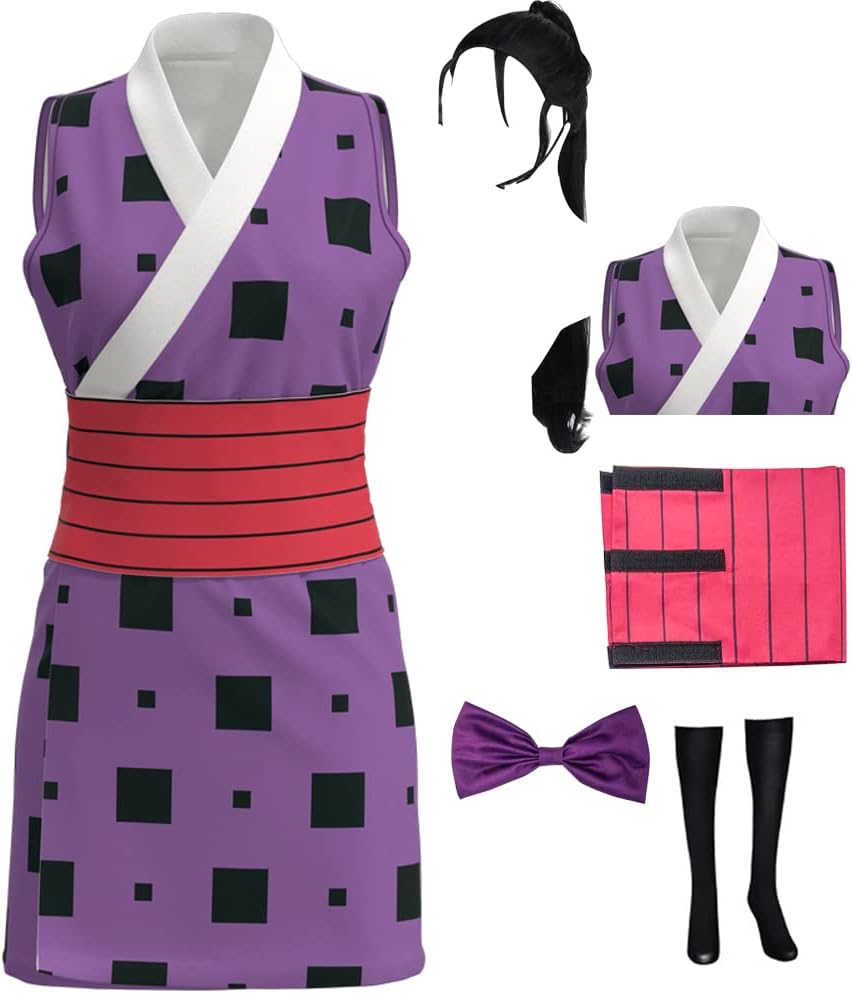 Lmetsky Uzui Tengen Wife Cosplay Costume Dress Outfit Suma Cosplay Costume Dress Hinatsuru Makio Uzui Costume Dress Halloween