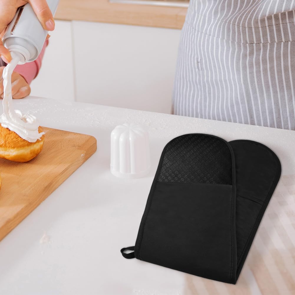 RXYY Guanti Da Forno Lunghi A Doppio Guanto Con Motivo Volpe – 88,9 X 17,8 Cm, Resistenti Al Calore Fino A 250°C, In Cotone Trapuntato - 2