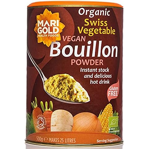 MARIGOLD HEALTH FOODS Organic Swiss Vegetable Bouillon 500g (PACK OF 1) Cover