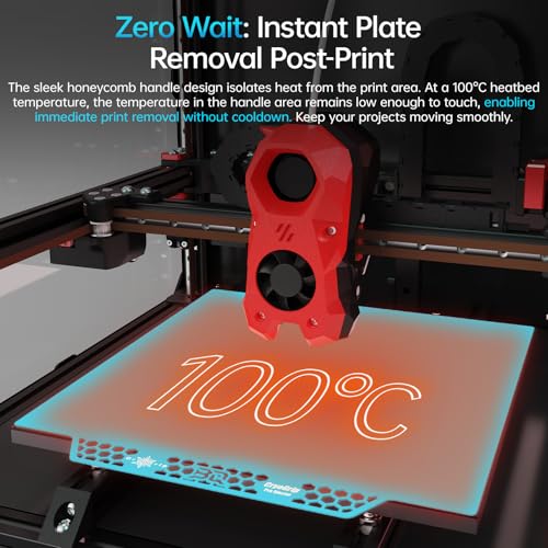 Image of BIQU CryoGrip Pro Glacier Panda Build Plate for Voron 300 /QIDI Plus 4 3D Printers 300x300mm Double Sided Upgrade Build Plate Removable Surface Platform