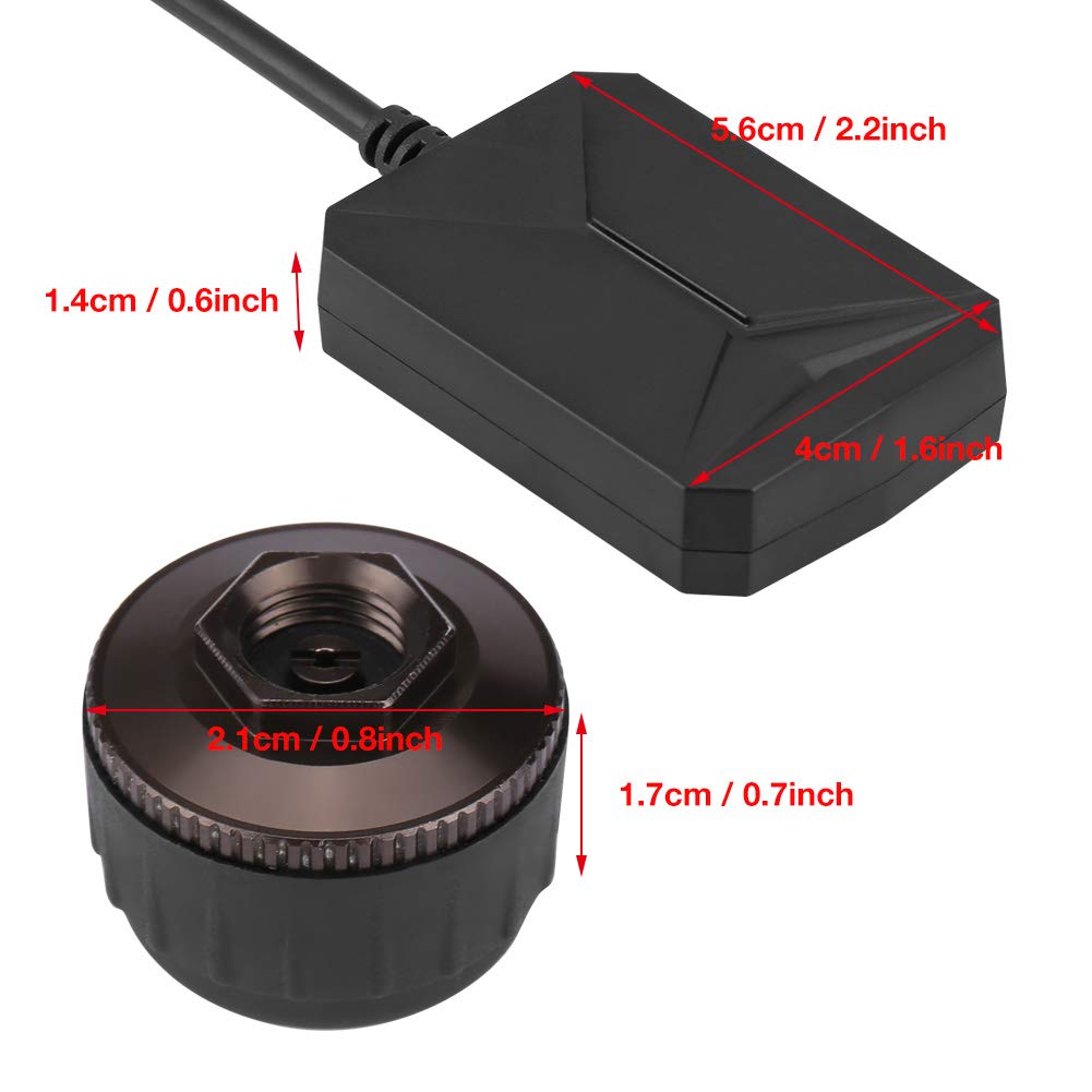 Sensores externos del TPMS del monitor de la presión de neumáticos del USB para la exhibición de la navegación del coche de Android