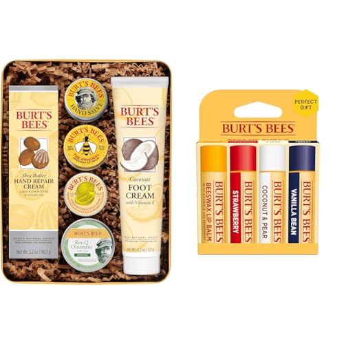 Burt's Bees Mothers Day Gifts for Mom, Classics Set with Lip Balm...
