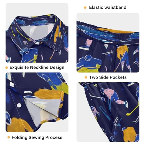 Image of Boccsty Ice Cream Drip Boy Summer Shorts Sets Hawaiian Toddler Boys T-Shirt & Pants 2 Pcs 3T-10T