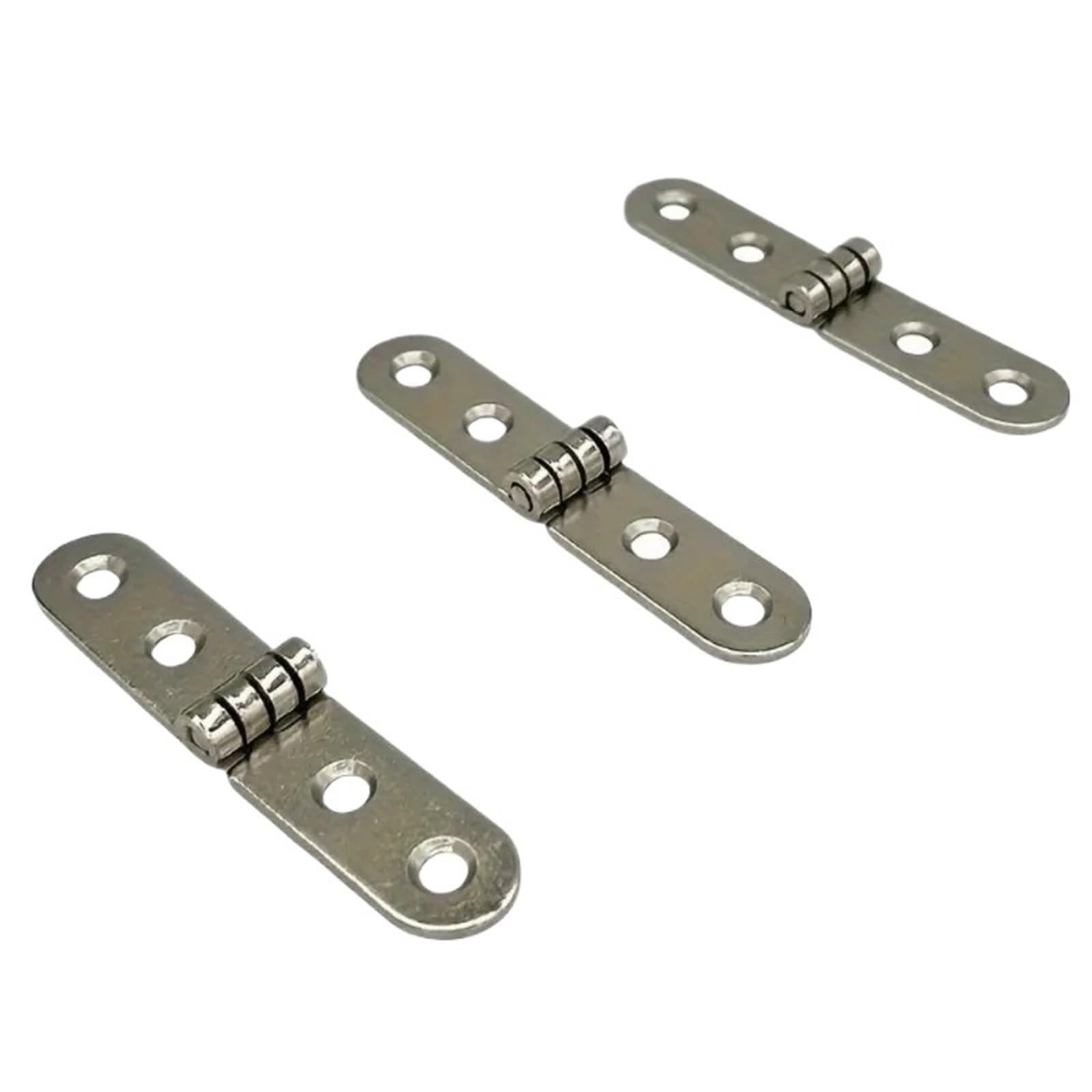 5Pcs 270 Degree Foldable Hinges Metal Cabinet Door Flap Screw-On Furniture Hardware for Folding Furniture