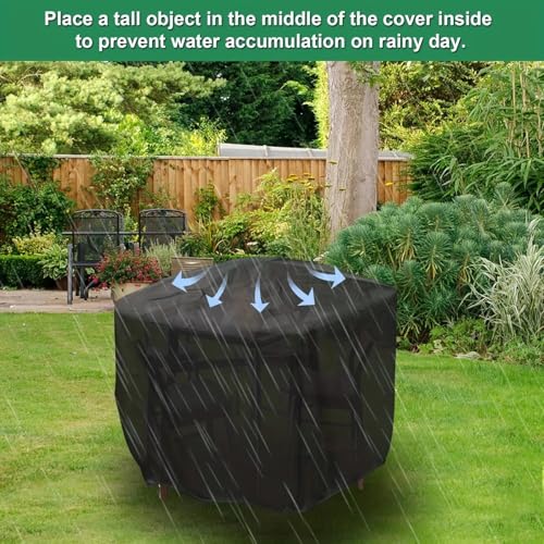 Bache table exterieur pour protéger le mobilier de terrasse