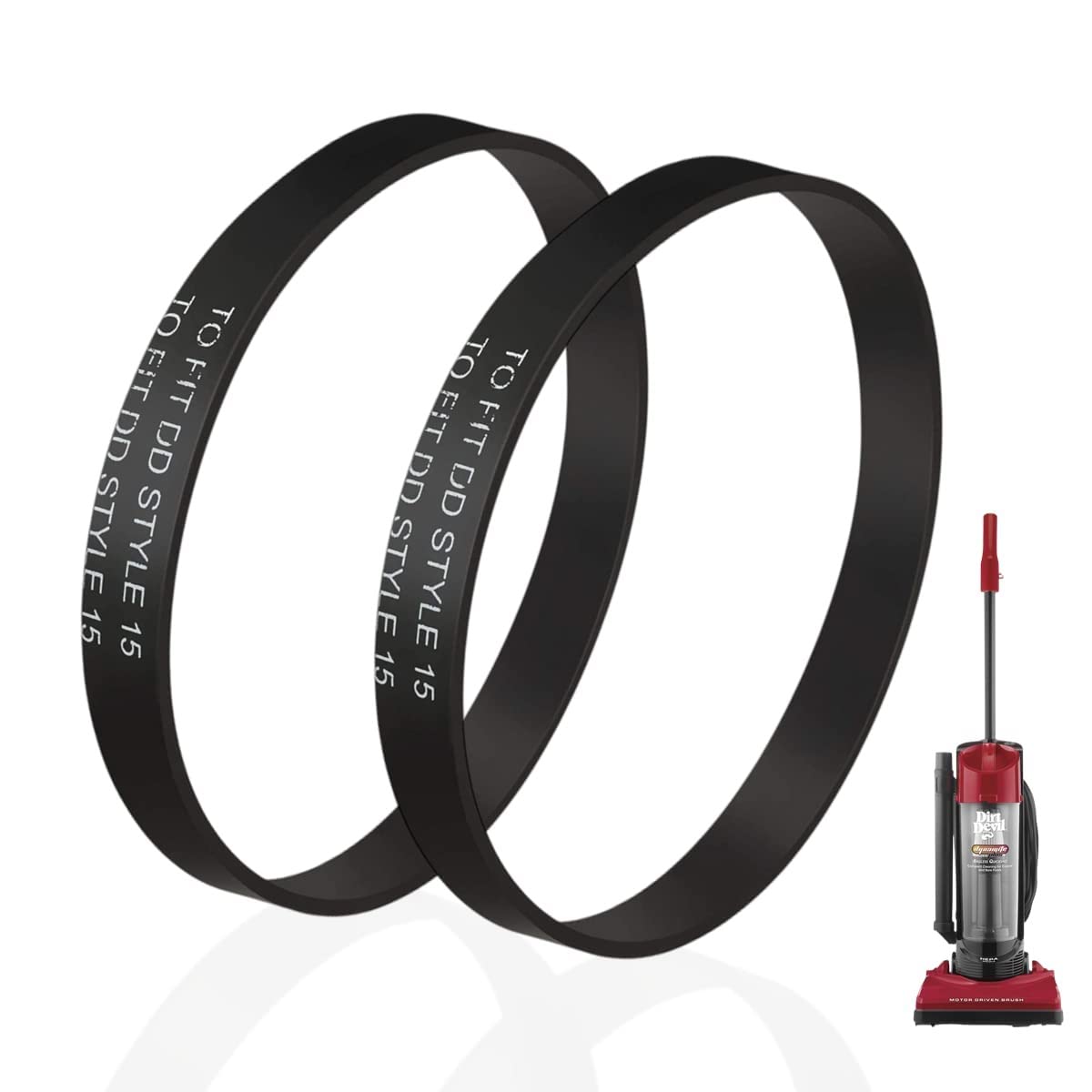 JEDELEOS Replacement Belts for Dirt Devil Style 15 Dynamite