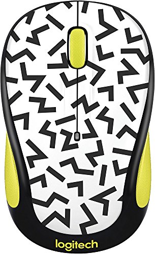 Logitech M325c Wireless Mouse - Yellow zigzag 910-004689
