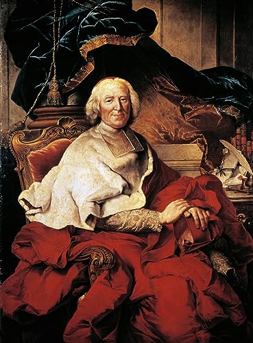 Portrait d'André-Hercule de Fleury : une toile modern peinture d'exception
