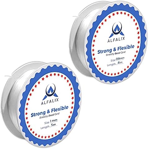 Pack of 2 Durable Clear Elastic String Cover