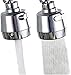 360 -Degree Swivel Kitchen Sink Faucet Aerator Tap Aerator Faucet Nozzle for Kitchen, Bathroom Faucet (Shorter Style 1PC)