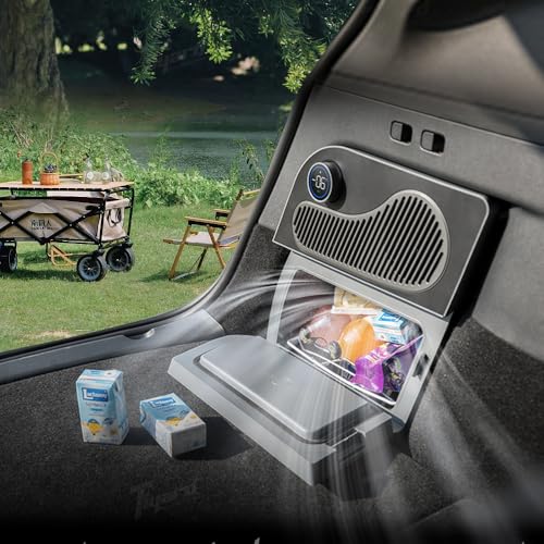 Tlyard Tesla Model Y Juniper Refrigerator, 22°F Cooling, AI 3-Mode Cooling, Ultra-Low 0.5kWh Power Consumption, Easy Install, Perfect for Juniper 2026 2025 Accessories Summer Travel Camping