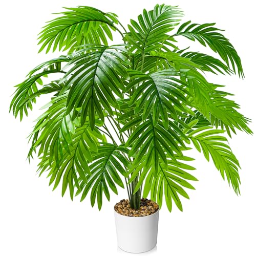 75cm Künstliche Pflanzen, Künstliche Tropische Palme mit 24 Blättern, Realistische Kunstpflanzen für die Dekoration von Heimbüros Hochzeitsfeiern, Große Grünpflanzen für Drinnen Draußen, Pflegefrei 75cm Künstliche Pflanzen, Künstliche Tropische Palme mit 24 Blättern, Realistische Kunstpflanzen für die Dekoration von Heimbüros Hochzeitsfeiern, Große Grünpflanzen für Drinnen Draußen, Pflegefrei