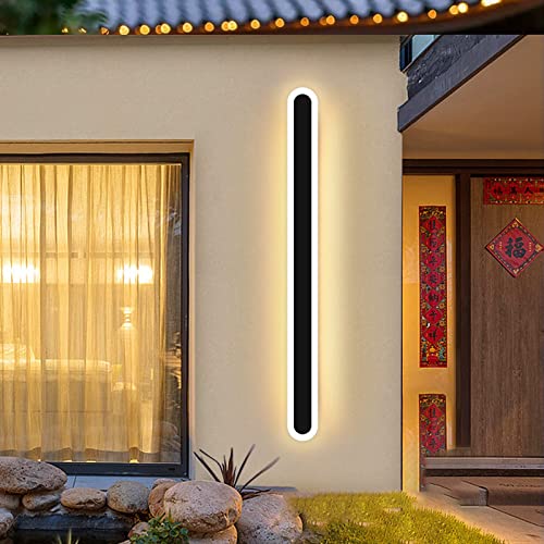 Longue applique murale extérieur étanche IP65 pour porche et façade