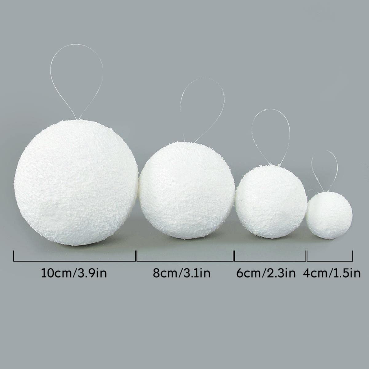 Lot De 100 Boules Polystyrène 4 Cm - Pour Bricolage, Artisanat, Décoration Fête
