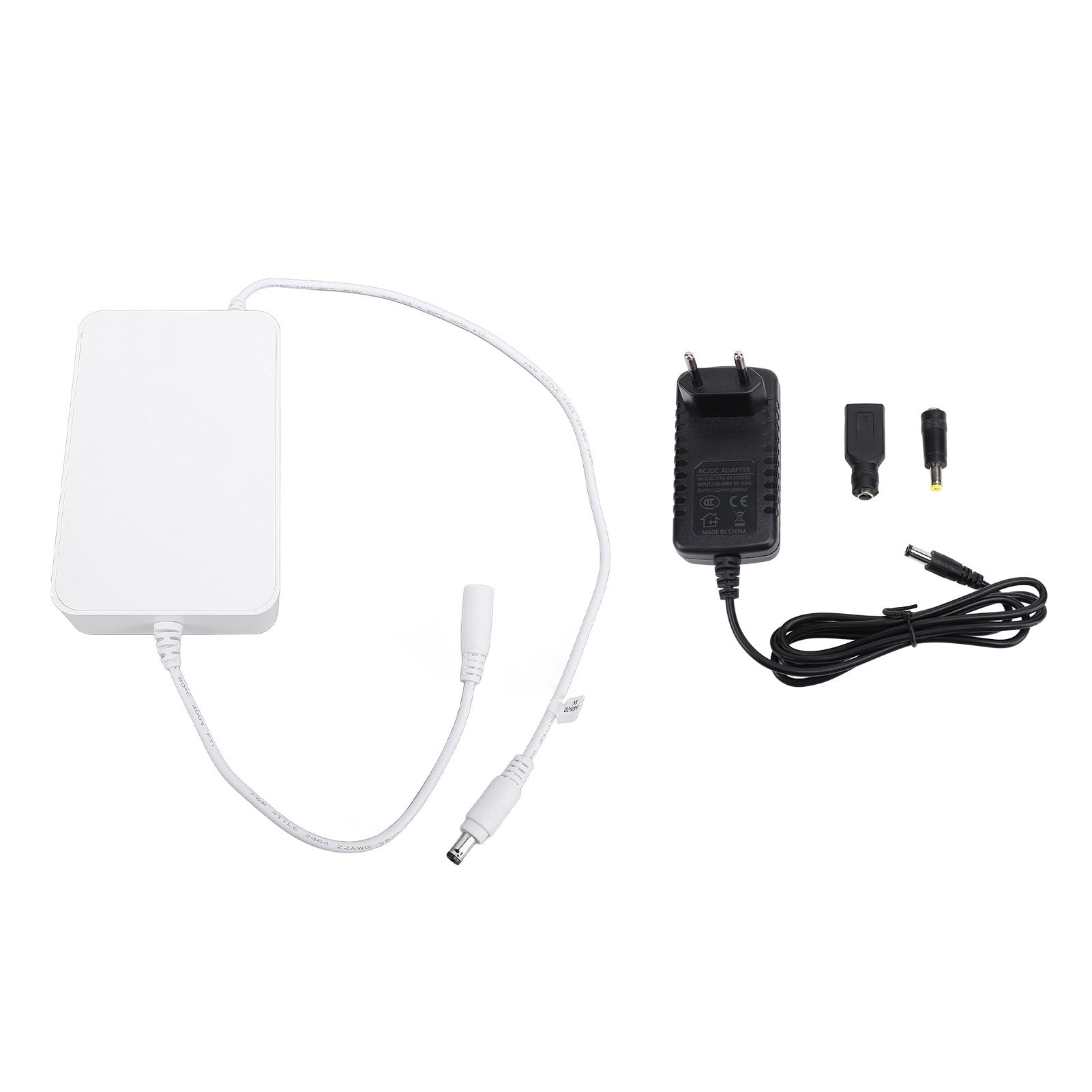 Zasilacz UPS 9000mAh DC12V 2A Zasilacz Awaryjny Awaryjne Zasilanie Bateryjne dla Modemu Routera Kamera Ochrony (SUNFECILIr06w1udg5y-12)