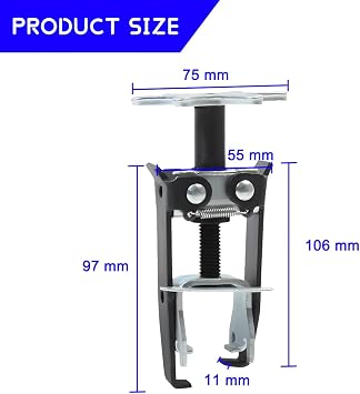 Spring Compressor, Engine Overhead Spring Compressor Valve Removal Installer Universal, Carbon Steel Engine Seal Keeper Removal Jaw Tool Kit Valve Remove Tool for Cars Light Trucks
