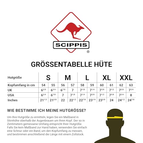 Scippis, Dublin Schieberkappe, braun, M