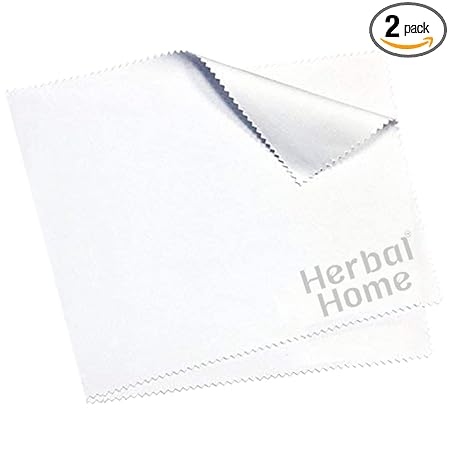 Herbal Home Microfiber Cloth - 1-Pack Microfiber Cleaning Cloths. Washable High Tech Eyeglass Cleaning Cloths for Electronics, Glasses, Screens and Lenses| (1 Microfiber Cloth)