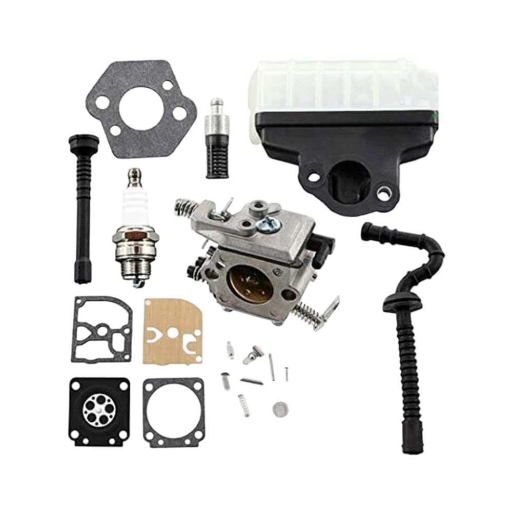 Carburetor Air Filter Set for Chainsaw, Compatible with MS210 MS230 MS250 021 023 025, Includes Fuel Line Spark Seal